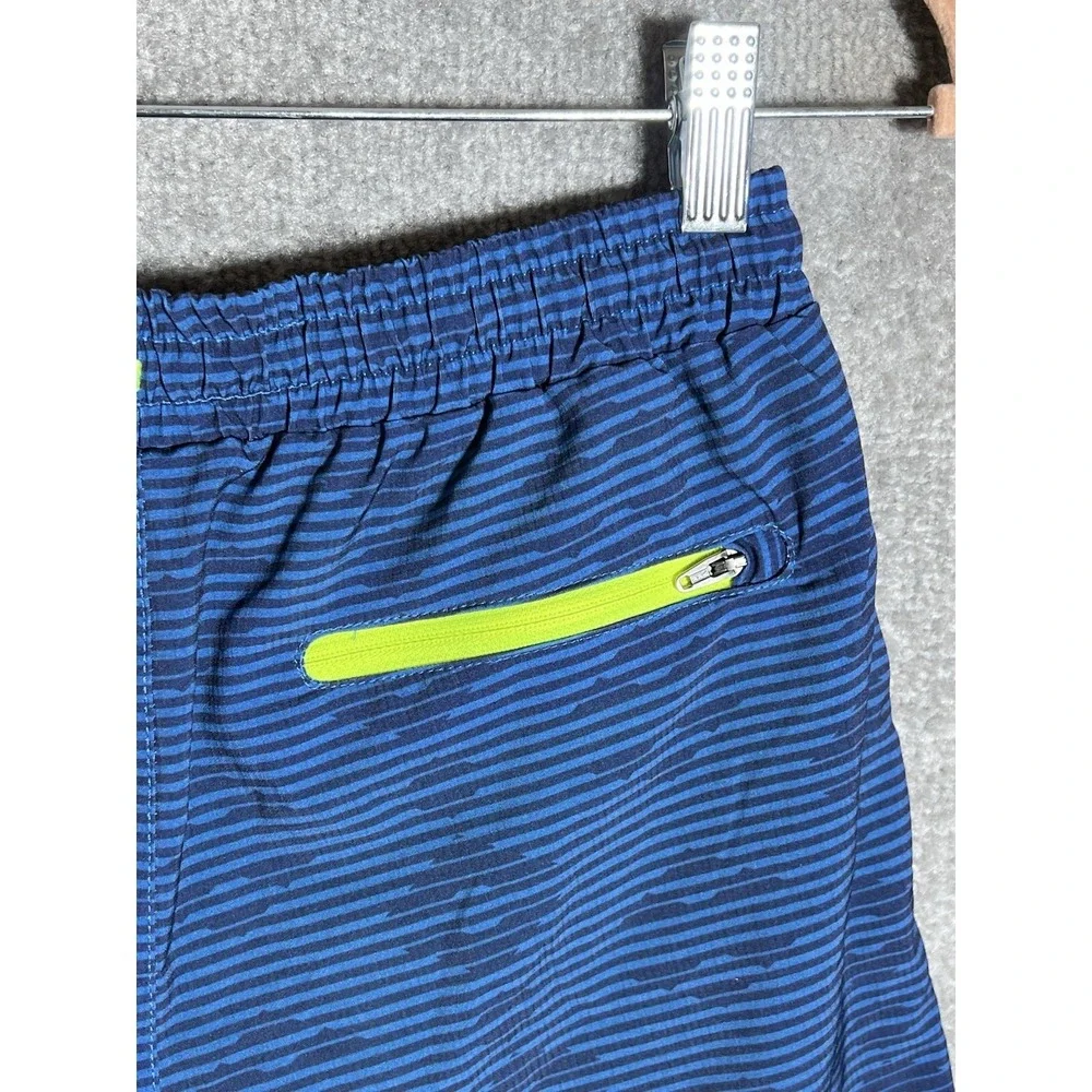 Eddie Bauer Swim Trunks Shorts Boys Kids Size 14/16 Blue Pockets‎ Drawstring
